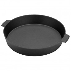 Big Green Egg Сковорода чугунная для гриля L/M/S/MX, круглая, 2 ручки, D260 мм