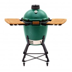 Big Green Egg Керамический гриль размер M с откидными столиками и на подставке