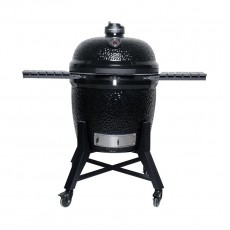 Diamond Egg DREAM Керамический гриль со столиками и ножками, 60 см, черный (DEEP BLACK)