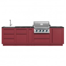 Napoleon Oasis™-500/BIG-32 Летняя модульная кухня (красная)