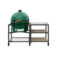 Big Green Egg Керамический гриль размер XXL с модульной подставкой в комбинации с полками