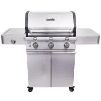 Char-Broil Platinum 3-х горелочный, газовый гриль, нержавеющая сталь