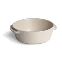 Emile Henry Мини форма круглая для запекания, 0,6 л, Solo (цвет опал, базальт)