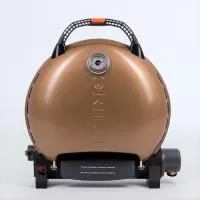 Pro Iroda O-GRILL 700T bicolor гриль газовый переносной, черный-золотой + адаптер А