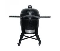 Diamond Egg DREAM Керамический гриль со столиками и ножками, 60 см, черный (DEEP BLACK)