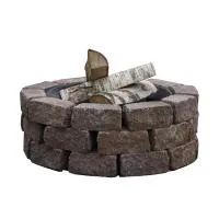 Concretika Кострище Старый город  с чугунной чашей 60 см х 3 уровня кладки (38 кирпичей)