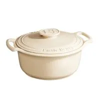 Emile Henry Кастрюля Sublime 4 л, цвет крем