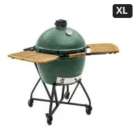 Big Green Egg Керамический гриль размер XL с откидными столиками и на подставке