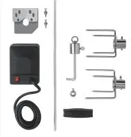 Napoleon Вертел с 2-мя зажимами и электромотором для грилей Rogue (365/425/525/625)