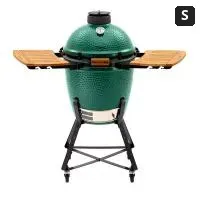 Big Green Egg Керамический гриль размер S с откидными столиками и на подставке