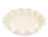 Emile Henry Форма для фруктового пирога клафути , цвет: крем