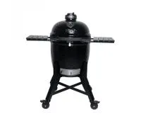 Diamond Egg LEGEND Керамический гриль со столиками и ножками, 46,8 см черный (DEEP BLACK)