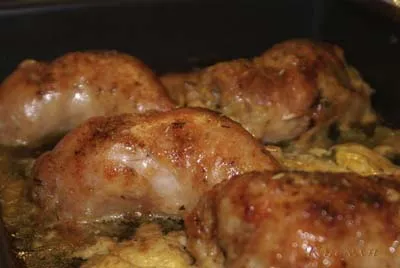 Куриные окорочка с ароматом дыма и глазурью хойсин