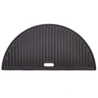Kamado Joe Сковорода двухсторонняя чугунная полукруглая для гриля Big Joe