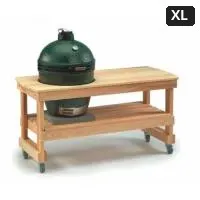 Big Green Egg Керамический гриль размер XL со столом из лиственницы
