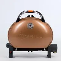 Pro Iroda O-GRILL 500M bicolor гриль газовый переносной, черный-золотой + адаптер А
