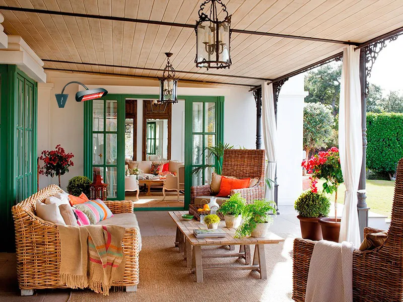 Электрический инфракрасныйобогреватель Электрический инфракрасный обогреватель