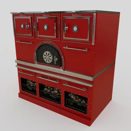 Grillvett Гриль угольный печь Bake and Smoke Maxi