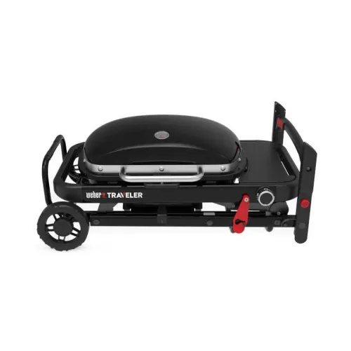Weber Traveler Compact гриль газовый портативный NEW 2026, черный