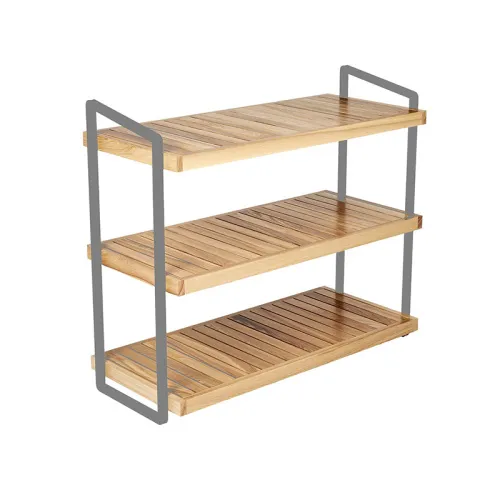 Advance Frame wood стеллаж 3 полки (серый)