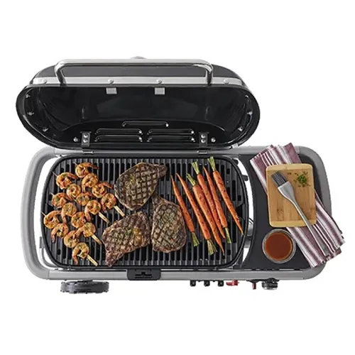 Weber Traveler гриль газовый портативный, синий