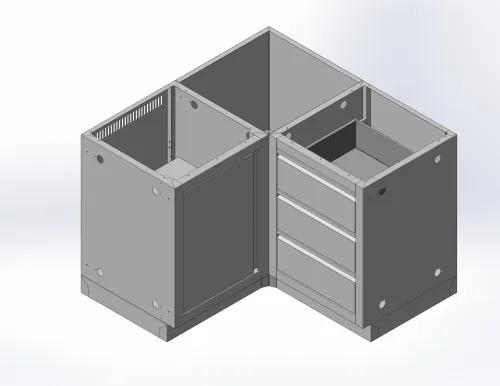 Модульные кухни Соединительная панель перехода на угол 90 градусов