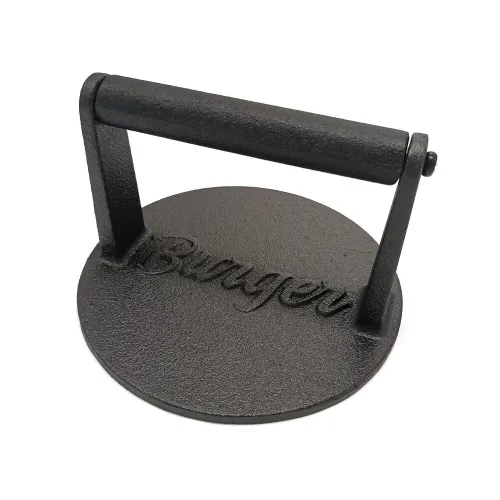 Steven Raichlen Чугунный гриль-пресс круглый бургер (Barbecue Masters)