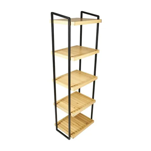 Advance Frame wood стеллаж 5 полок (черный)