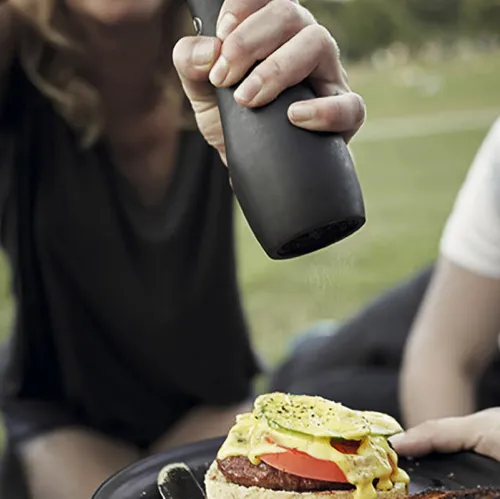 Weber Набор мельниц для соли и перца, черный (17093)