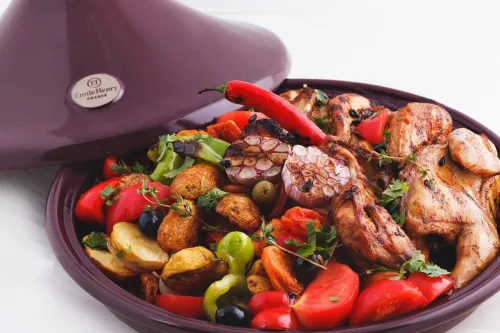 Emile Henry Тажин II 3,5 л, 32 см, цвет: инжир