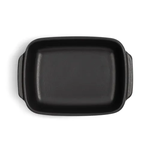 Emile Henry Мини форма прямоугольная для запекания, 0,6 л, Solo (цвет опал, базальт)