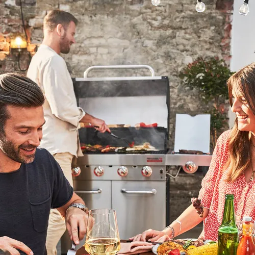 Char-Broil Professional PRO 4S 4-х горелочный, газовый гриль нержавеющая сталь