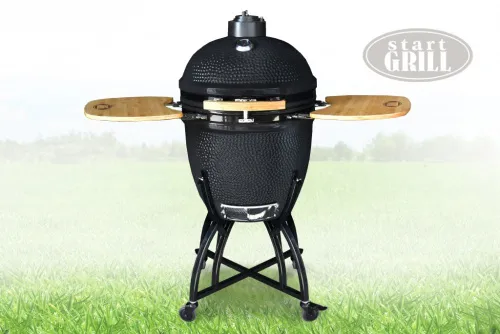 Start Grill Керамический гриль, 57 см (22 дюйма), черный