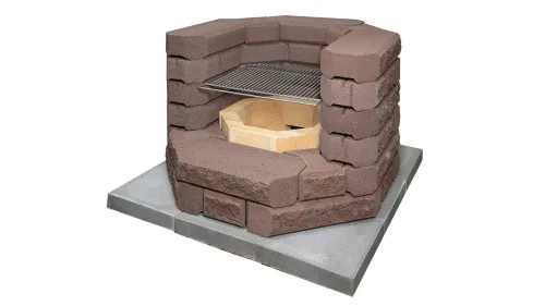 Grillit Костровой очаг с решеткой, коричневый