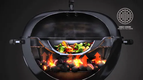 Weber Чугунный вок Crafted со вставкой для приготовления на пару
