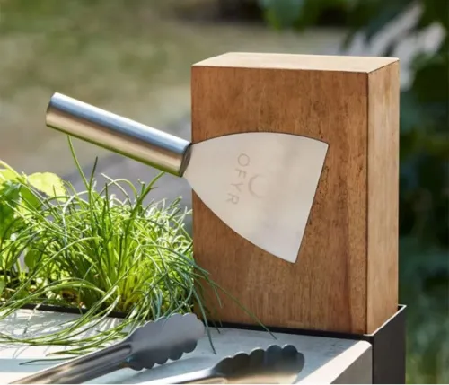 OFYR Classic 85-100 Дровяной гриль D85 с поленницей черный