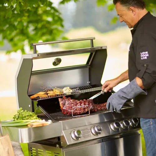 Rosle VIDERO G4 Гриль газовый (нерж. сталь)