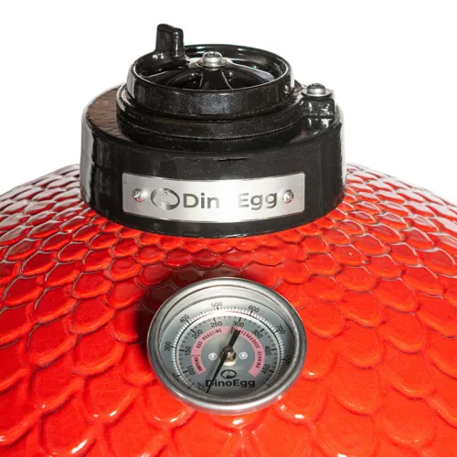 DinoEgg Classic Керамический гриль 46 см, красный