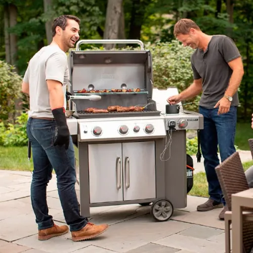 Weber Genesis II SP-335 GBS газовый гриль, нержавеющая сталь