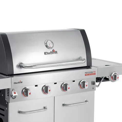 Char-Broil Professional PRO 4S 4-х горелочный, газовый гриль нержавеющая сталь
