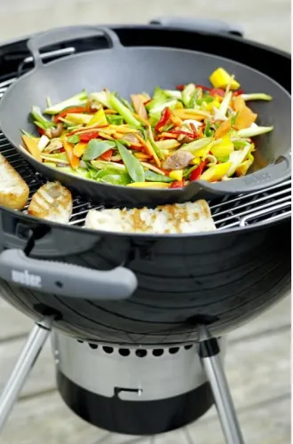 Weber Чугунный вок Crafted со вставкой для приготовления на пару
