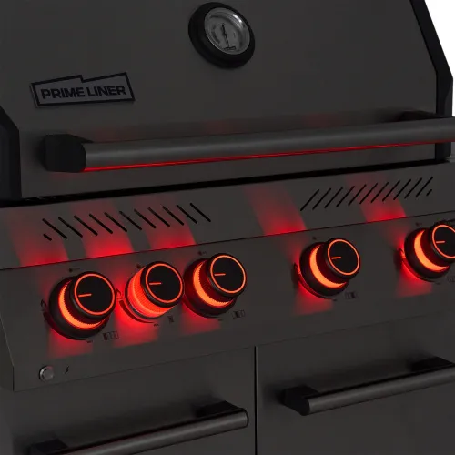 PRIMELINER S class 4B комплектация DELUXE, газовый гриль нержавеющая сталь