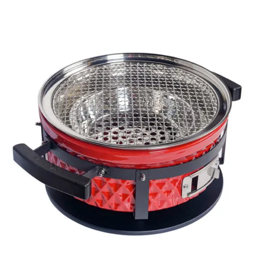 Diamond Egg Керамический гриль, настольный, красный