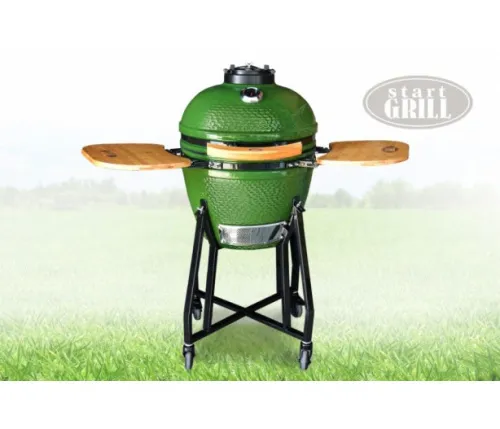 Start Grill Керамический гриль, 48 см (18 дюймов), зеленый