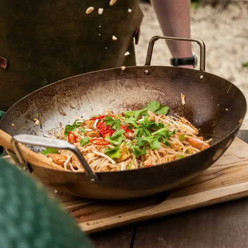 Big Green Egg Сковорода вок из углеродистой стали