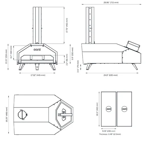 Ooni Pro дровяная печь