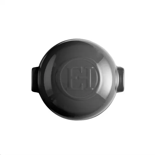 Emile Henry Индивидуальная форма для запекания с крышкой, цвет базальт