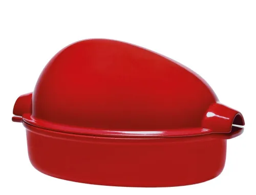 Emile Henry Форма для запекания птицы, цвет: гранат