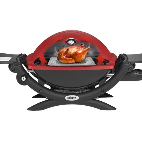 Weber Q-1250 гриль газовый, красный