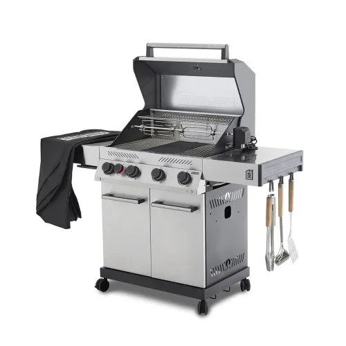 PRIMELINER S class 4B комплектация DELUXE, газовый гриль нержавеющая сталь